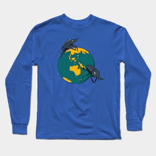 Dung beetles Rolling Long Sleeve T-Shirt